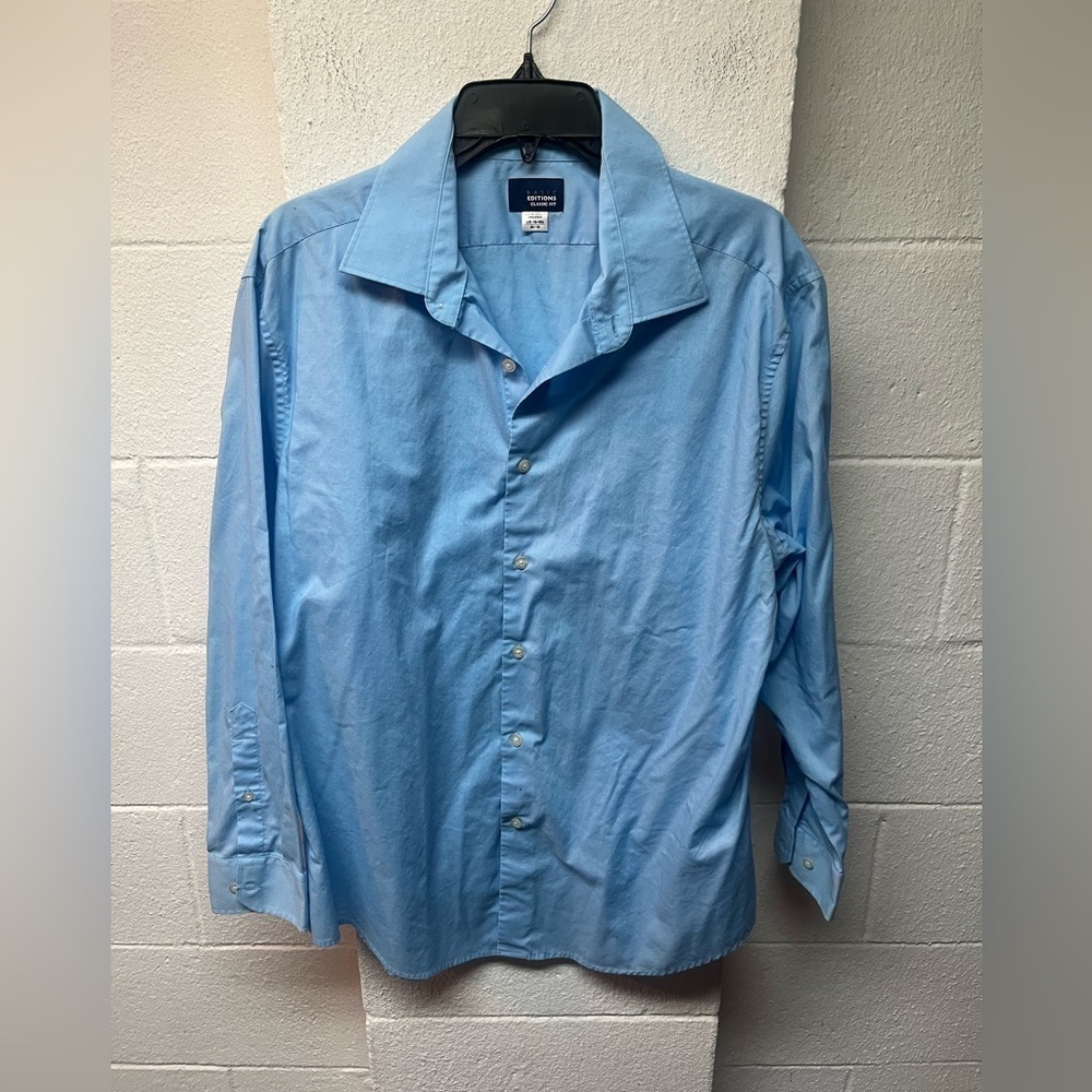 Basic Editions Light Blue Men's Dress Shirt